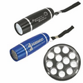 12 LED Titan Aluminum Flashlight w/ Hand Strap